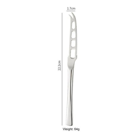 

1Pcs 4 Holes Multifunctional Kitchen Accessories Round Handle Cheese Knife Pizza Cheese Butter Cutter Stainless Steel Baking Tools