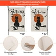 thumbnail image 4 of Halloween Garden Flag 12 x 18 Inch Double Sided Spooky Black Cat Small Seasonal Decors for Yard Outside Rustic Farmhouse, 4 of 7