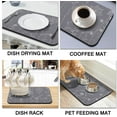thumbnail image 2 of Coffee Bar Mat Accessories for Countertop Super Absorbent Anti-Slip Silicone Flower Dish Drying Mats for Kitchen Counter Draining Pad Decor Gift Fit Coffee Maker Coffee Pot Espresso Machine 24inx16in, 2 of 6