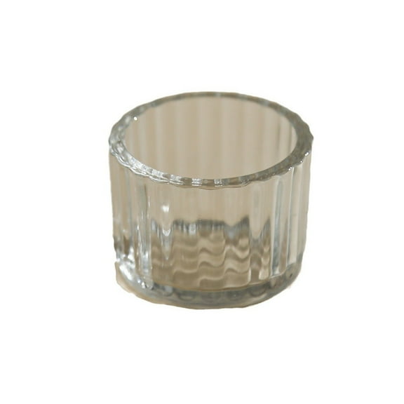 Beautynvta Clear Glass Tea Light Candle Holder, Votive Candle Holder, Tealight Candle Holder for Wedding Table Decor & Christmas Thanksgiving