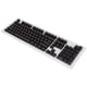 thumbnail image 2 of Teclas de 106 teclas OEM Altura Dos colores Inyección firmeza Teclas opacas OPQ para teclado mecánico de 61/87/104 teclas Letras negras y rojas, 2 of 12