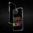 thumbnail image 6 of DistinctInk Clear Hybrid Case for Apple iPhone 15 Pro (6.1" Screen) - Life An Occasion Rise To It - Slim Profile Design, 6 of 9