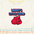thumbnail image 4 of Inktastic Daddys Little Champ Girls Baby Dress, 4 of 5