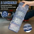 thumbnail image 2 of 6-Piece Screw Organizer Box with Lid, 4 Compartments, Stackable Plastic Hardware Organizer, Small Parts Storage and Categorization, Suitable for Garage, Workbench, and Craft Storage, 2 of 6