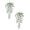 C, variant on 2 Pcs Artificial Staghorn Fern Hanging Bush, Frosted Stag Horn Vine Fern Greenery, Floral Arrangements Home Decoration, for Wall Shelf Office Living Room Use