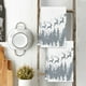 thumbnail image 4 of Toallas de cocina navideñas | Toalla de microfibra con estampado de árbol de Navidad para cocina, baño y bar | Toalla navideña gris de 45 x 66 cm, 4 of 5