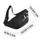 thumbnail image 3 of Riñonera Bandolera de Lona para Hombre - Bolsa Deportiva de Gran Capacidad con Múltiples Bolsillos, Convertible En Bolso de Pecho/Hombro para Viajes, Trabajo y Uso Casual, 33 X 20 X 15 Cm, 3 of 4