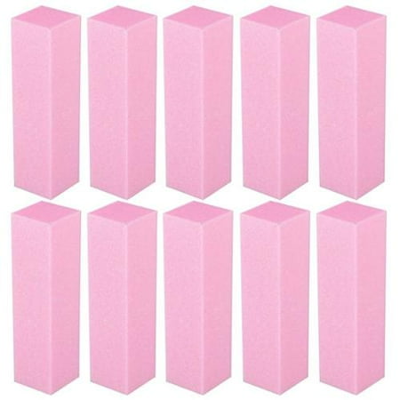 Zodaca 10PCS Pack Nail Art Sanding Files Buffer Block Toe Separator Manicure Pedicure Tools UV Gel Set