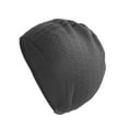thumbnail image 6 of Unique Bargains 1 Pc Waterproof Stripe Pattern Swimming Cap Black, 6 of 6