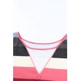 thumbnail image 3 of ABPHQTO Top de manga larga con cuello redondo y empalme de malla a rayas multicolor para mujer, 3 of 5