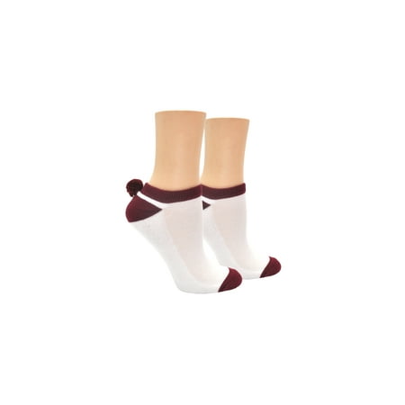 

Sock House Co. Ladies Athletic Pom Pom Lowcut Sock