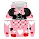 thumbnail image 1 of Sudaderas con capucha de Mickey Mouse para niñas, ropa de manga larga para primavera y otoño, Tops con capucha de la serie Disney, ropa de 1 a 14 años, 3T Gao Jinjia LED, 1 of 2