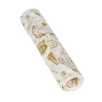 CCOCC Butter Paper Roll for Baking Wax Paper Pad Paper Printing Food Wrapping Paper Oil Proof Baking Wax Paper 10 Pieces Of Paper Barbecue Picnic Festival Market Wrapping Paper