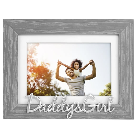 Malden Int Designs Daddy’s Girl Distressed Woods
