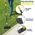 thumbnail image 6 of FLY HAWK Multifunctional Garden Cleaning Shovel, 60" Adjustable Floor Scraper with 2 Spades for Outdoor Garden Cleaning, Snow Shovel, Detachable, 6 of 7