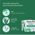 thumbnail image 4 of Honey Pot 100% Organic Cotton Cover Cooling Herbal Infusion Regular Liners, 30 Count, 4 of 14