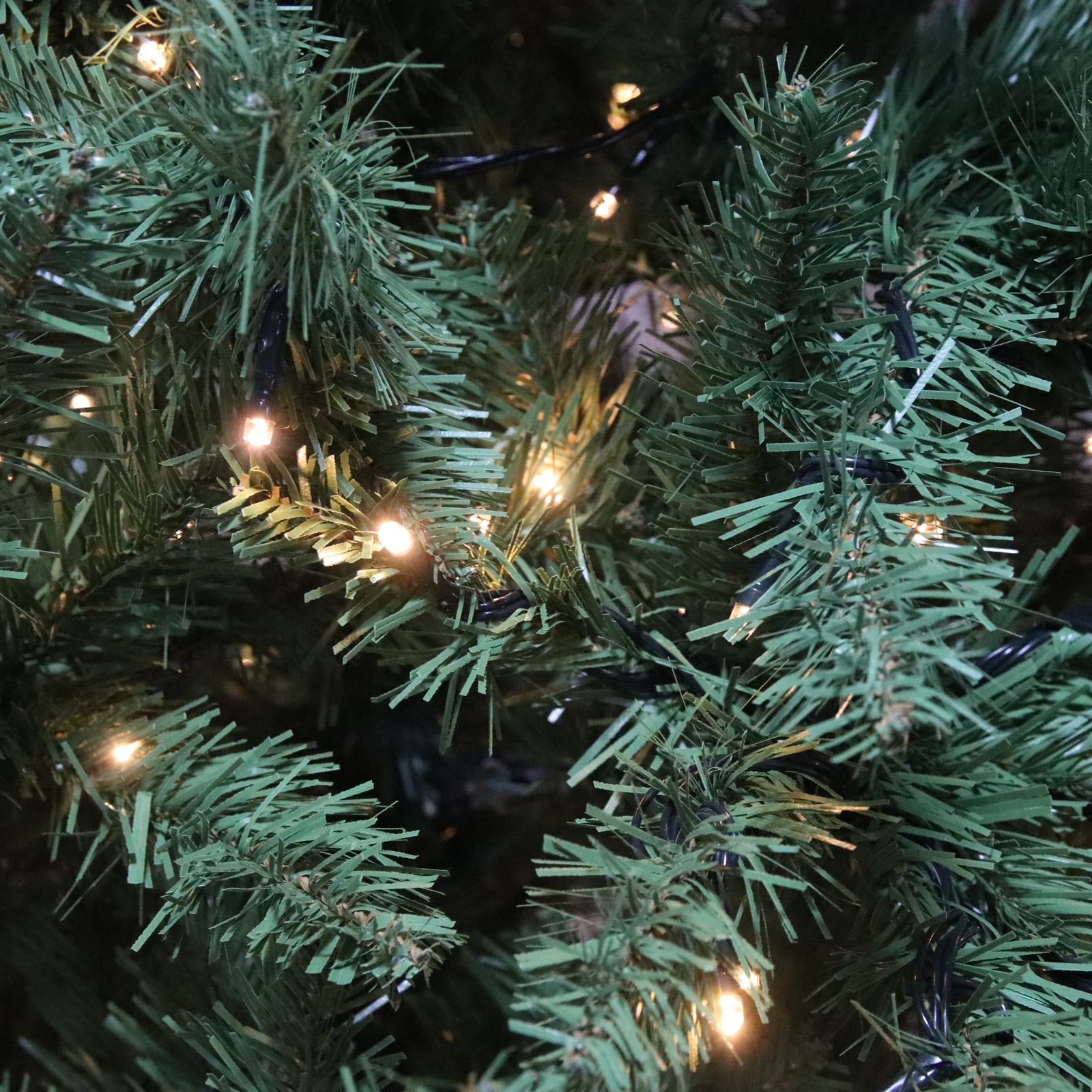 Kadyn 7.5ft Flocking Tied Light Christmas Tree, Artificial Slim Christmas Tree with Includes Metal Stand, Chartreuse