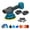 2PCS 2000mAh Battery, variant on Cordless Car Polisher 6 Gears Electric Auto Polishing Cleaning Metal Waxing Wood Sanding Rust Removal Tool ,Widely Use