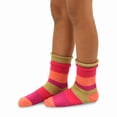 thumbnail image 4 of Teehee Socks Little Kids Girls Cotton Crew Socks, Assorted Colors (6-Pack), 4 of 7