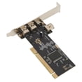 thumbnail image 2 of 1394 Firewire Card, PCIe 3 Ports Expansion Card, With 1 Lane PCI Express With 2.5GB/s Full Duplex Channel, For Desktop PC And DV Connection Application, 2 of 8
