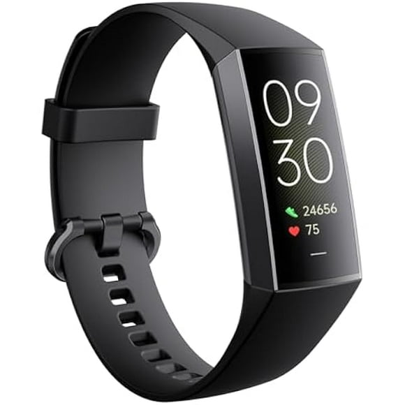 wonima11 Fitness Tracker AMOLED Screen with Step Counter Calories Stopwatch, Activity Tracker IP67 Health Tracker with Sleep Tracker, Smartwatch, Band Pedometer Watch for Men and Women