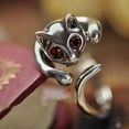 thumbnail image 2 of Adjustable Cat Ring: Unisex Metal Alloy Animal Ring with Simple Design, Electroplated Finish, and Adjustable Fit for Personalized Style, 2 of 3
