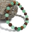 thumbnail image 6 of Money Feng Shui Bracelet Golden Tiger Eye & Jade Natural Stone Beaded Bracelet, Adjustable Elastic Cord Lucky Crystal Healing Stone Jewelry for Women, 6 of 6