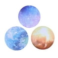thumbnail image 4 of HONITANO 3Set Round Planet Mouse Pad Assorted Color Rubber Silk Cloth For Gaming 9x9in, 4 of 8