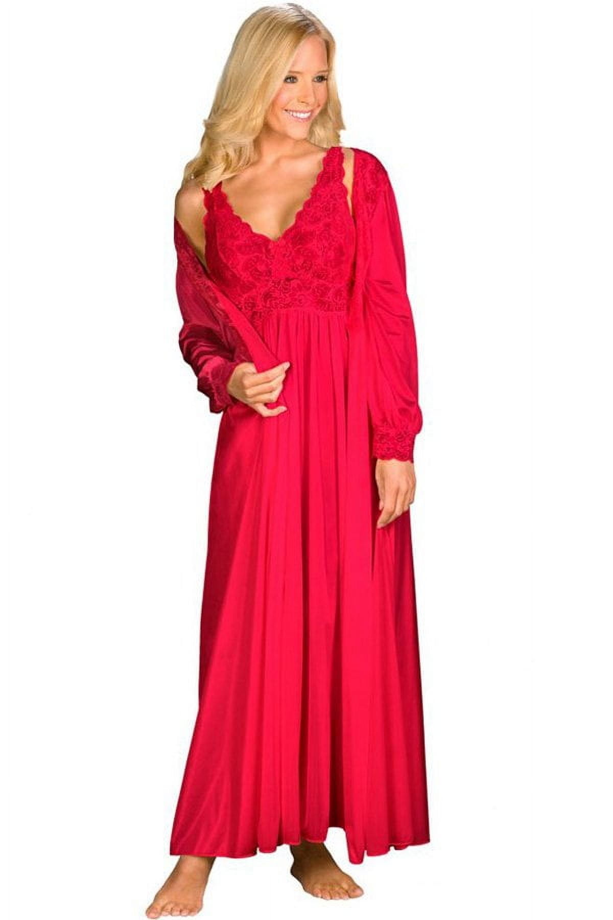 Velrose Lingerie Shadowline Silhouette Gown and Peignoir Set 51737/51737X