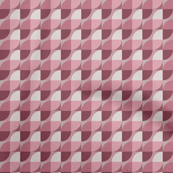 oneOone Cotton Jersey Pink Fabric Geometric Sewing Fabric By The Yard Printed Diy Clothing Sewing Supplies 58 Inch Wide