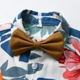 thumbnail image 5 of TAIAOJING Toddler Boys Stylish Short Sleeve Bowtie Shirt And Shorts Outfits Sets Kids Casual Beach School Events And Parties For Ages 6 Months To 6 Years Comfort 4-5Y, 5 of 7