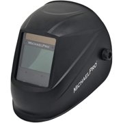 **mp011001 auto darkening welding helmet, true color 1/1/1/2, large viewing 3.94" x 2.44, usb rechargeable, 4 arc sensor with wide shade 4/5-8/9-13, for tig mig arc, great gift package