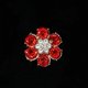thumbnail image 1 of Fundas de botones de diamante brillantes, adornos de cristal falso, cierres decorativos con diseño de clip con pedrería para camisas, blusas y ropa, manualidades DIY, decoraciones de boda, 1 of 1