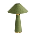 thumbnail image 3 of Graham Moss Green Velvet Table Lamp, 3 of 3