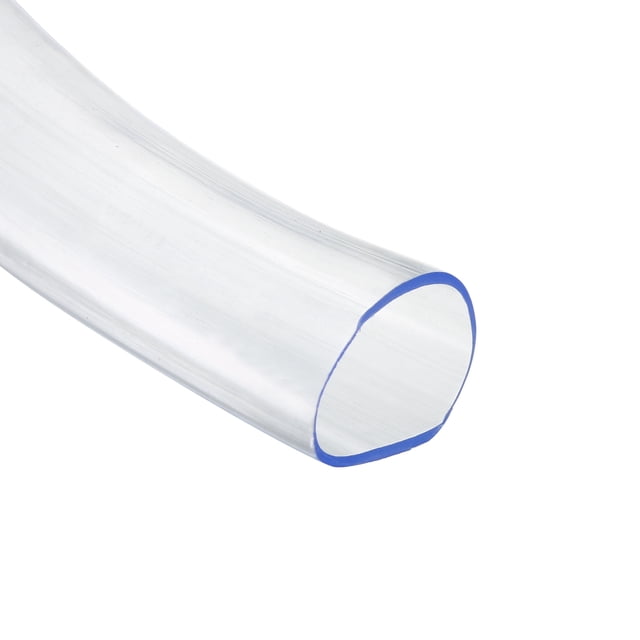 Uxcell 0.87" x 0.98" 3.28ft manguera de tubo de vinilo plástico transparente 1 pieza