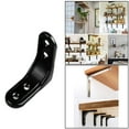 thumbnail image 6 of TISHITA 2xHeavy Duty Shelf Bracket Wall Hanging Shelve d Brackets Black 2Inch , Black 2Inch, 2 Pcs, 6 of 8
