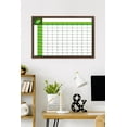 thumbnail image 2 of Football Squares Wall Poster, 22.375" x 34" Framed, 2 of 5