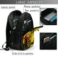 thumbnail image 4 of Balery Cactus Flowers Mochila con carga USB para hombre y mujer - Mochila impermeable y antirrobo para portátil con puerto USB para viajes, trabajo, estudios y universidad, 4 of 7