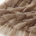 thumbnail image 5 of Tiqkatyck Tulle Skirts for Women Clearance, Women's A Line Layered Maxi Skirt Layered Tulle Skirt Stretch High Waist Tulle Skirt Holiday Skirts for Women, Skirts for Women Khaki, 5 of 7