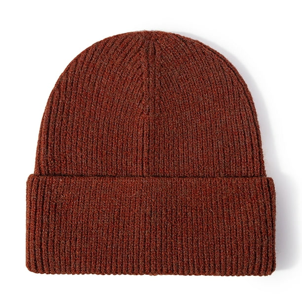 Controverse Smederij Grammatica Ashlee Knit Beanie Winter Hats for Men and Women - Warm, Soft & Stretchy  Daily Cap for Cold Weather, One Size, Cool Beanie Style,Rust Red -  Walmart.com