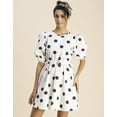 thumbnail image 5 of Moomaya Round Neck Skater Printed Cotton Dress - Women's Trendy Skater Dress, 5 of 9