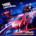 thumbnail image 5 of Aogsiyt 1:18 RC Car Transform Robot, Remote Control Cars for Kids, Birthday Gifts for 3-12 Year Old Boys , 360° Rotation, Upgraded Light-Up Version, 5 of 8