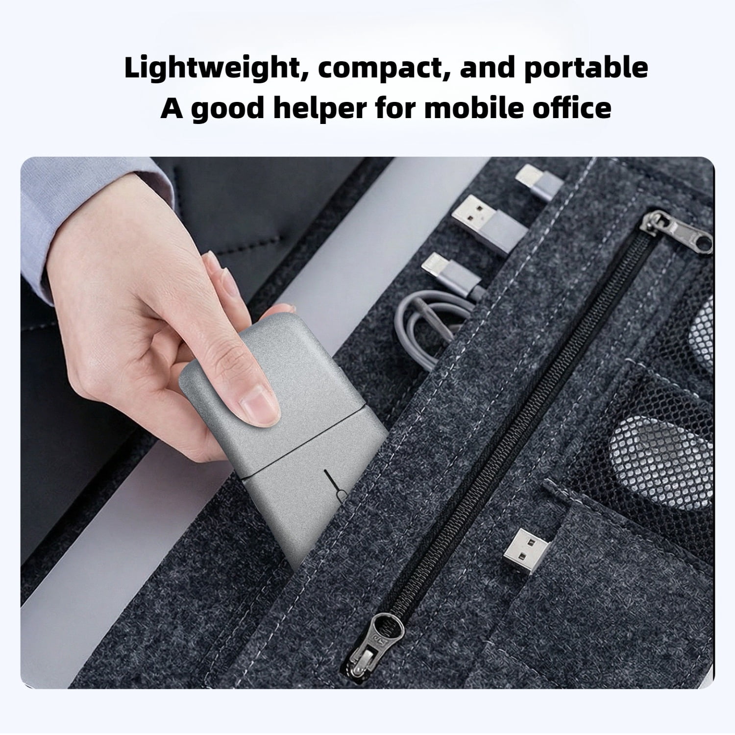 BOW Foldable Bluetooth Mouse, Portable Rechargeable Travel Mouse for Laptop MacBook Tablet Smartphone