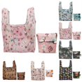 thumbnail image 2 of Coofit Grocery Bag Polyester Lightweight Ripstop Tote Bag Shopping Bag for Groceries, 2 of 10