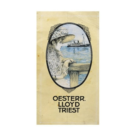 Lloyd Trieste Brochure for Mediterranean Cruises, 1920 Print Wall