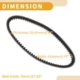 thumbnail image 4 of Cinturón de Transmisión V-Belt para Motocicleta Unique Bargains para Kymco para Movie para Heroism para Jockey 125, 4 of 7