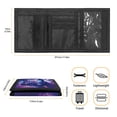 thumbnail image 6 of Psesaysky Elastic Polyester Toddler Wallet with Secure Slim Kids Trifold Wallet for Sports, Galaxy Wolf Pattern Trifold Card Wallet, 6 of 7