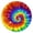 Colorful Tie Dye-3, variant on Colorful Tie Dye Pattern Round Fitted Tablecloth with Elastic Edge,Dining Table Cover Waterproof,Outdoor Round Tablecloth for Camping,Dining,Indoor and Outdoor