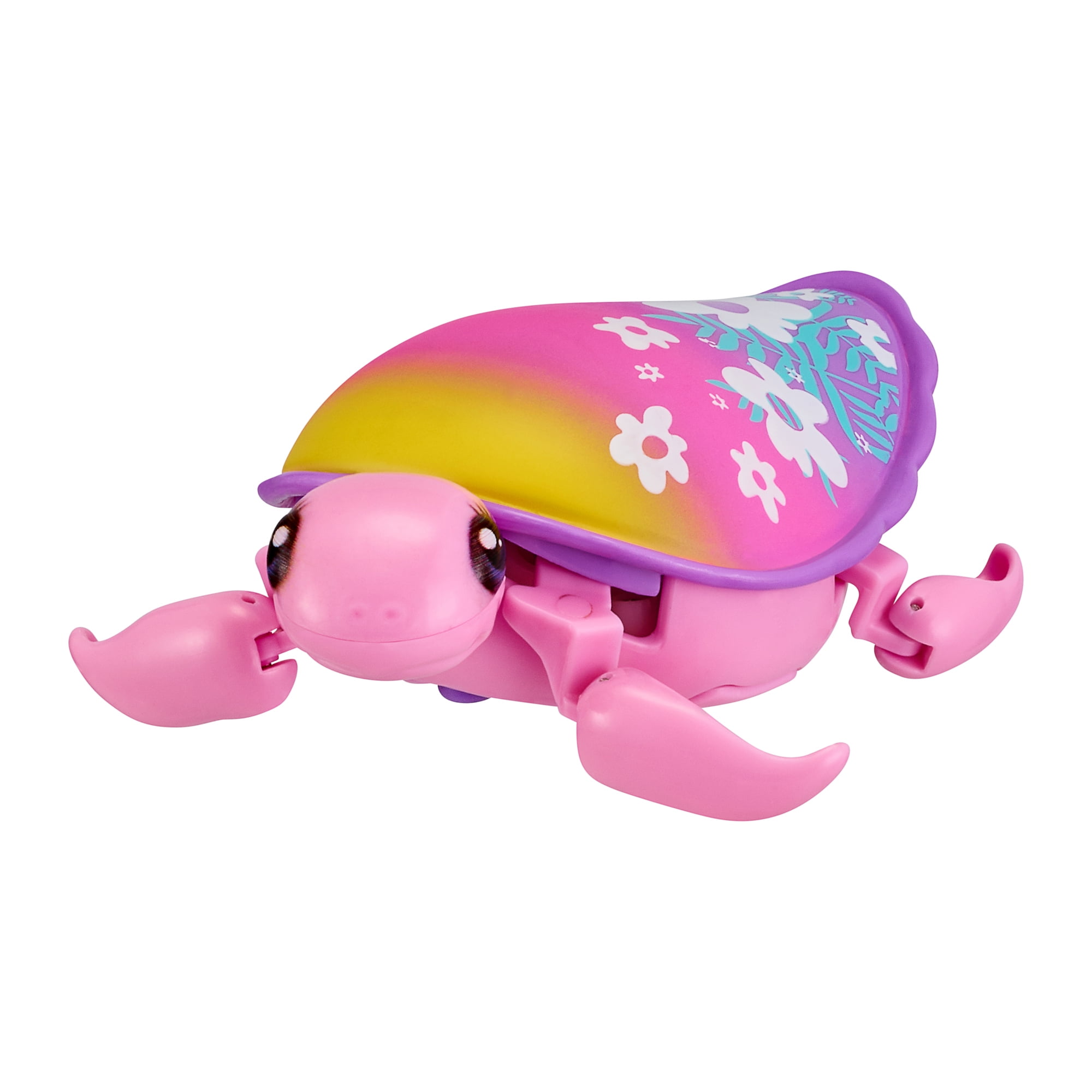 Little Live Pets, Lil' Turtle Beach Bloom, Interactive Toy Turtle That Swims In Water And Moves On Land, Ages 4+