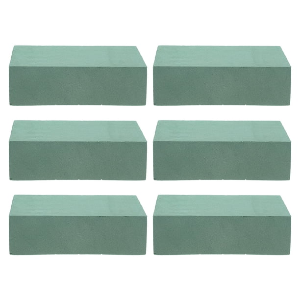 Bloques de espuma florales, suministros para arreglos florales, cubos de espuma, bloques de espuma para arreglos florales, 6 uds.